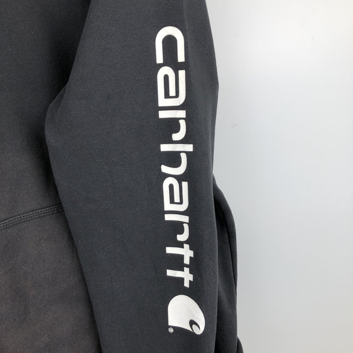 Carhartt Loose Fit Sweat Pullover Hoodie, Men's L size cotton black type Vintage Second Hand