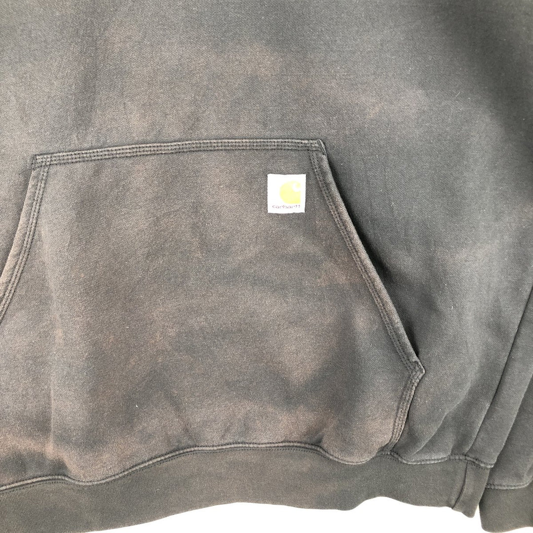 Carhartt Loose Fit Sweat Pullover Hoodie, Men's L size cotton black type Vintage Second Hand
