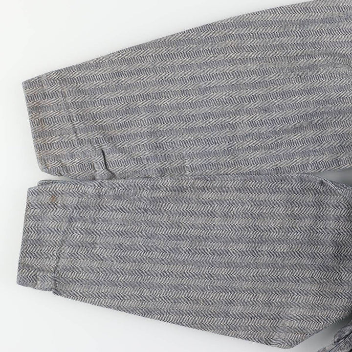 1960'S JCPenney Big Mac Long Sleeve Jumpsuit, Men's Size Medium, Vintage HBT Herringbone Twill unclear gray type Vintage Second Hand