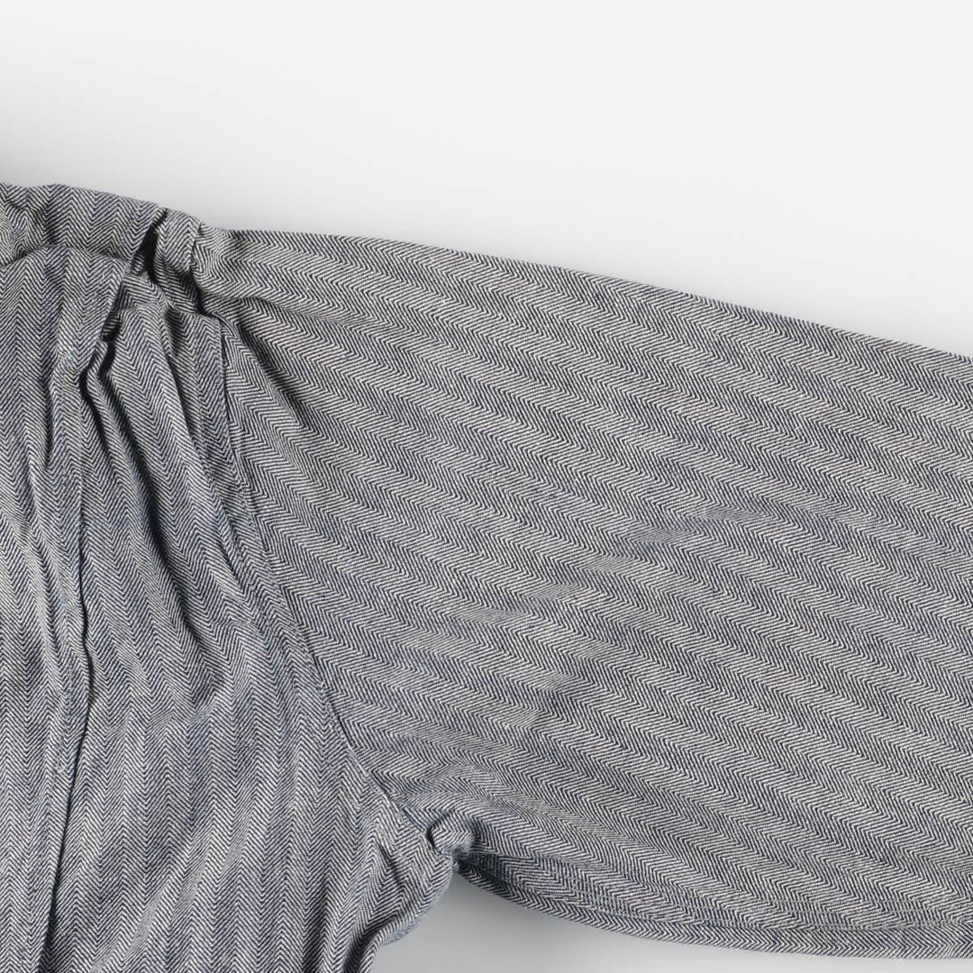 1960'S JCPenney Big Mac Long Sleeve Jumpsuit, Men's Size Medium, Vintage HBT Herringbone Twill unclear gray type Vintage Second Hand