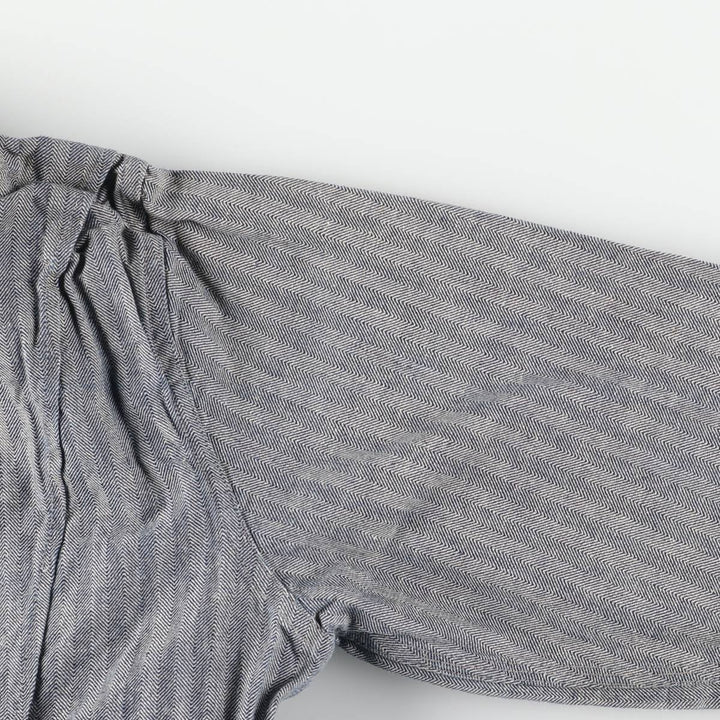 1960'S JCPenney Big Mac Long Sleeve Jumpsuit, Men's Size Medium, Vintage HBT Herringbone Twill unclear gray type Vintage Second Hand