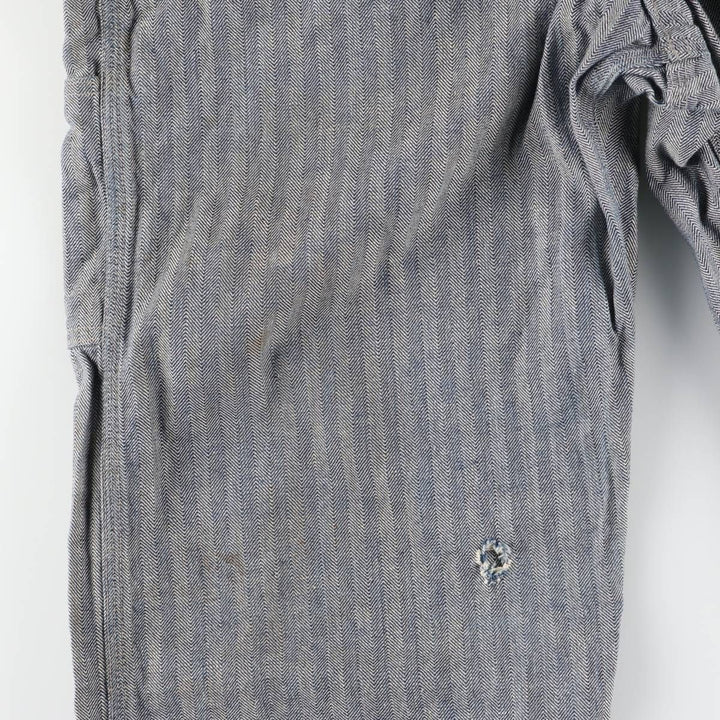 1960'S JCPenney Big Mac Long Sleeve Jumpsuit, Men's Size Medium, Vintage HBT Herringbone Twill unclear gray type Vintage Second Hand