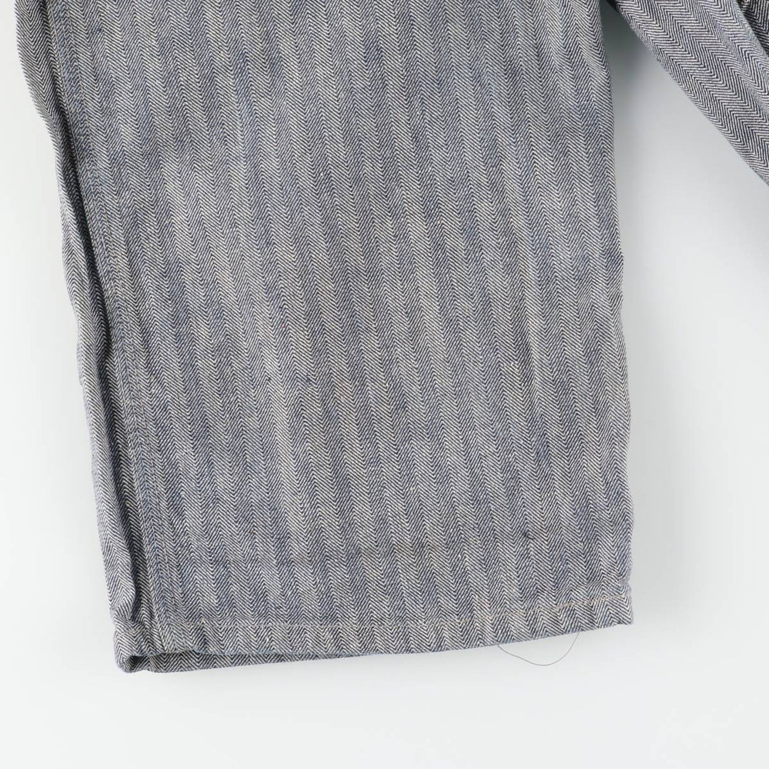 1960'S JCPenney Big Mac Long Sleeve Jumpsuit, Men's Size Medium, Vintage HBT Herringbone Twill unclear gray type Vintage Second Hand