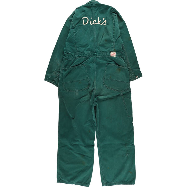 UNITOG long-sleeved jumpsuit, men's size M, vintage unclear green type Vintage Second Hand