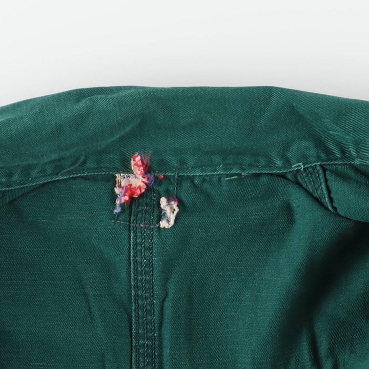 UNITOG long-sleeved jumpsuit, men's size M, vintage unclear green type Vintage Second Hand