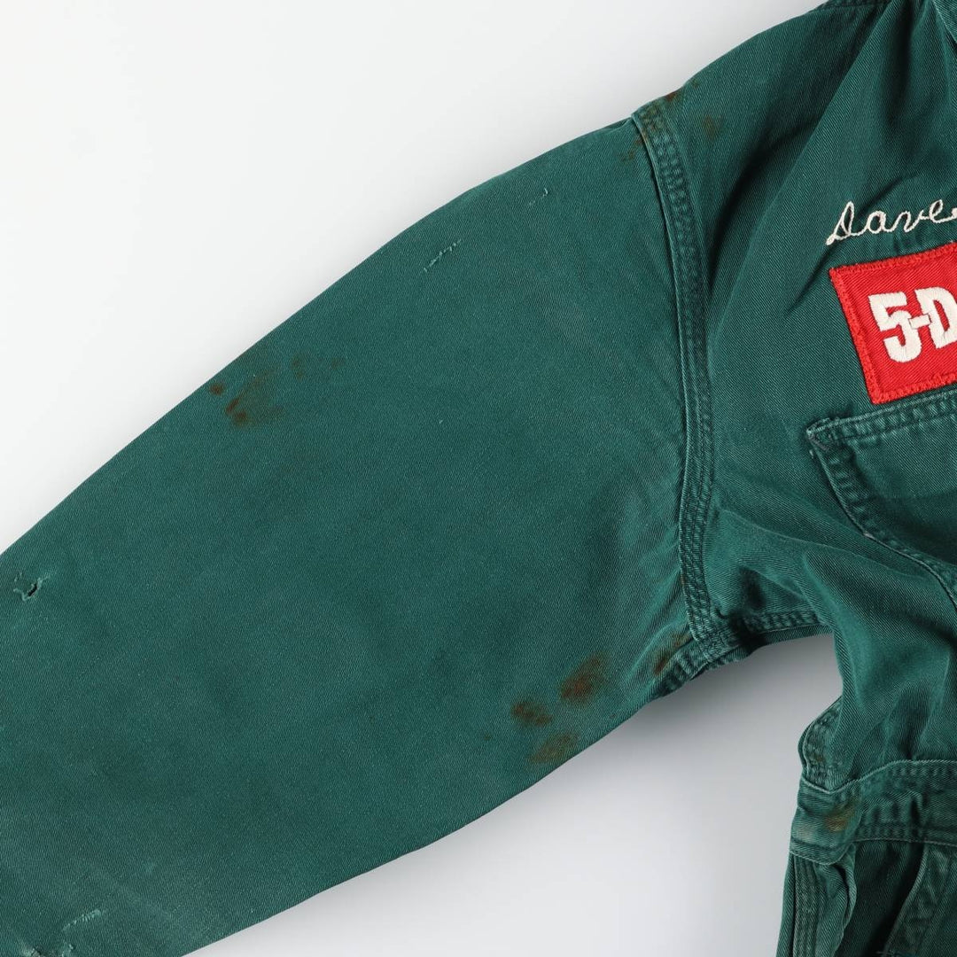 UNITOG long-sleeved jumpsuit, men's size M, vintage unclear green type Vintage Second Hand