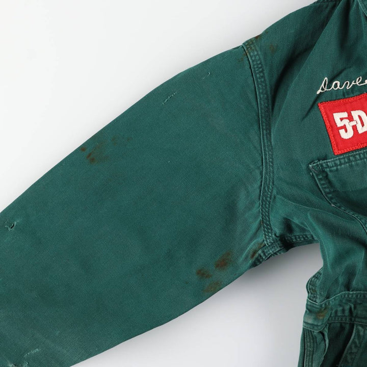 UNITOG long-sleeved jumpsuit, men's size M, vintage unclear green type Vintage Second Hand