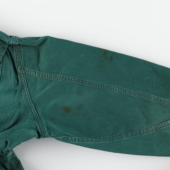 UNITOG long-sleeved jumpsuit, men's size M, vintage unclear green type Vintage Second Hand