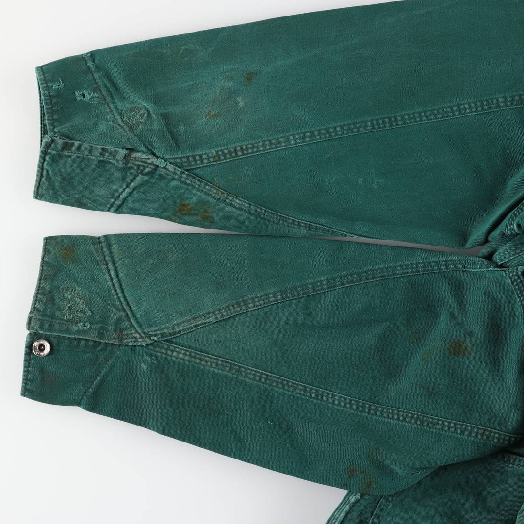 UNITOG long-sleeved jumpsuit, men's size M, vintage unclear green type Vintage Second Hand