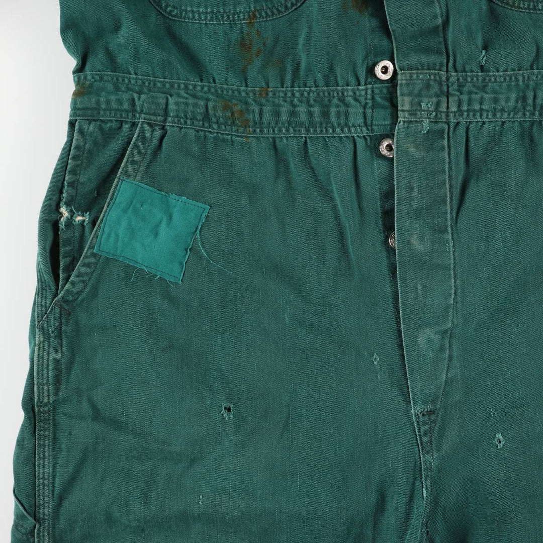 UNITOG long-sleeved jumpsuit, men's size M, vintage unclear green type Vintage Second Hand