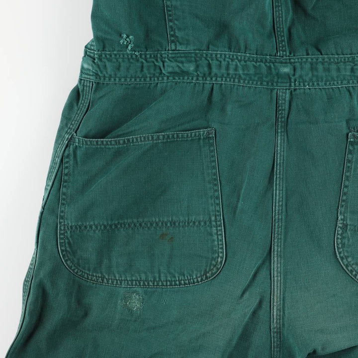 UNITOG long-sleeved jumpsuit, men's size M, vintage unclear green type Vintage Second Hand