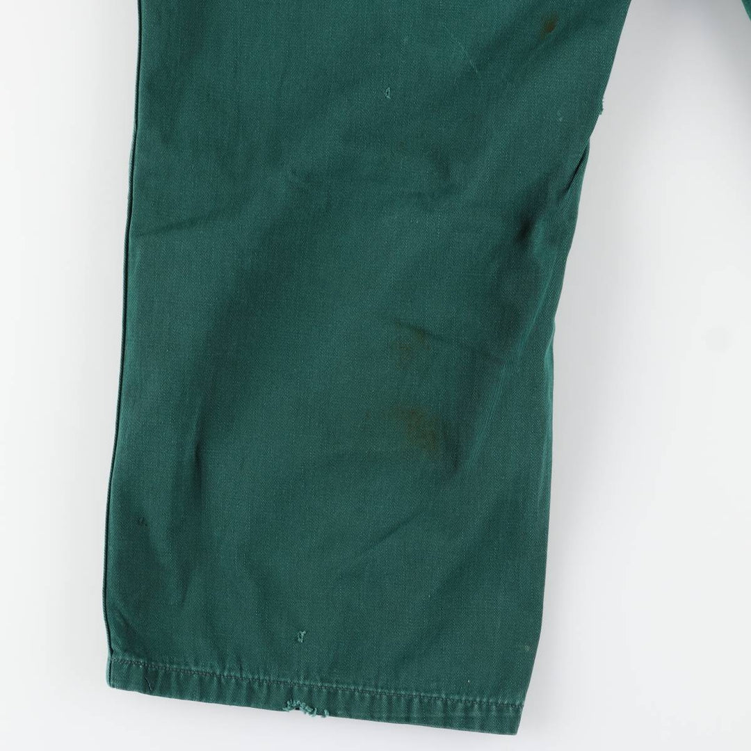UNITOG long-sleeved jumpsuit, men's size M, vintage unclear green type Vintage Second Hand