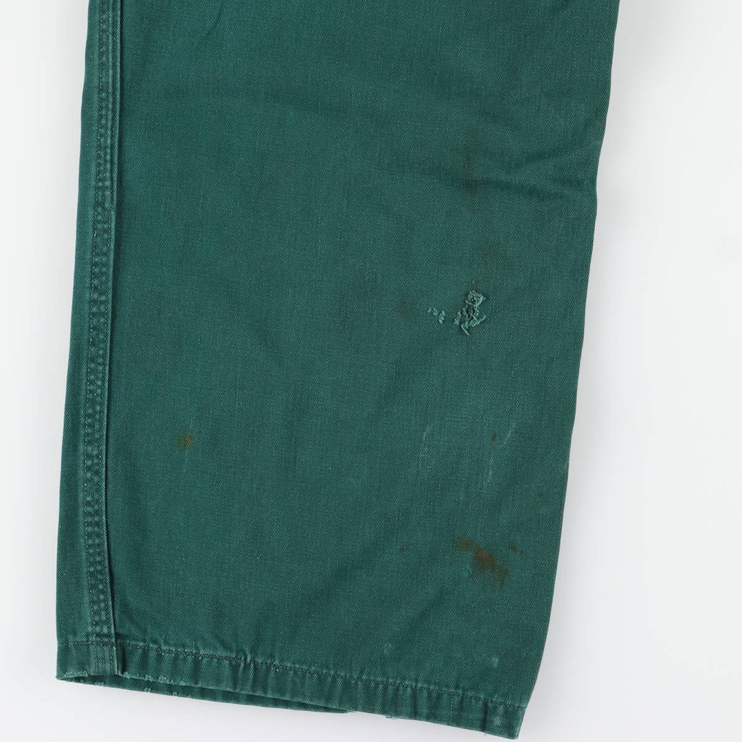 UNITOG long-sleeved jumpsuit, men's size M, vintage unclear green type Vintage Second Hand