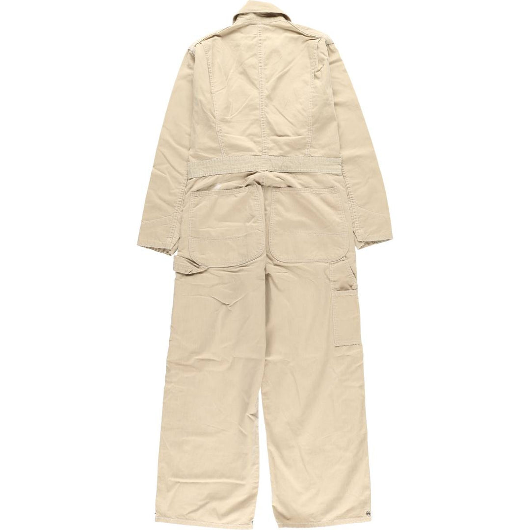 Vintage 60s-70'S Casey Jones long-sleeved jumpsuit, size M, men's unclear Beige type Vintage Second Hand