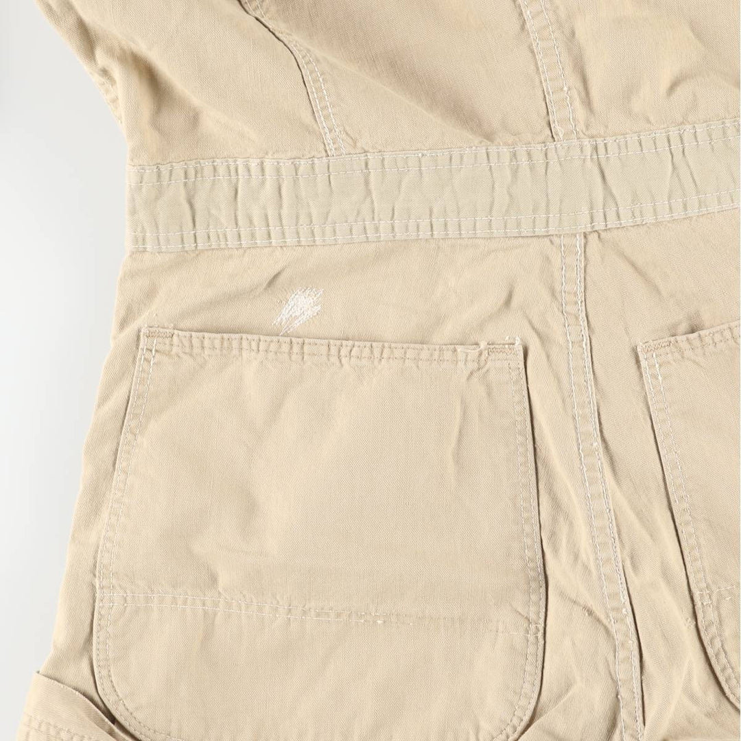 Vintage 60s-70'S Casey Jones long-sleeved jumpsuit, size M, men's unclear Beige type Vintage Second Hand
