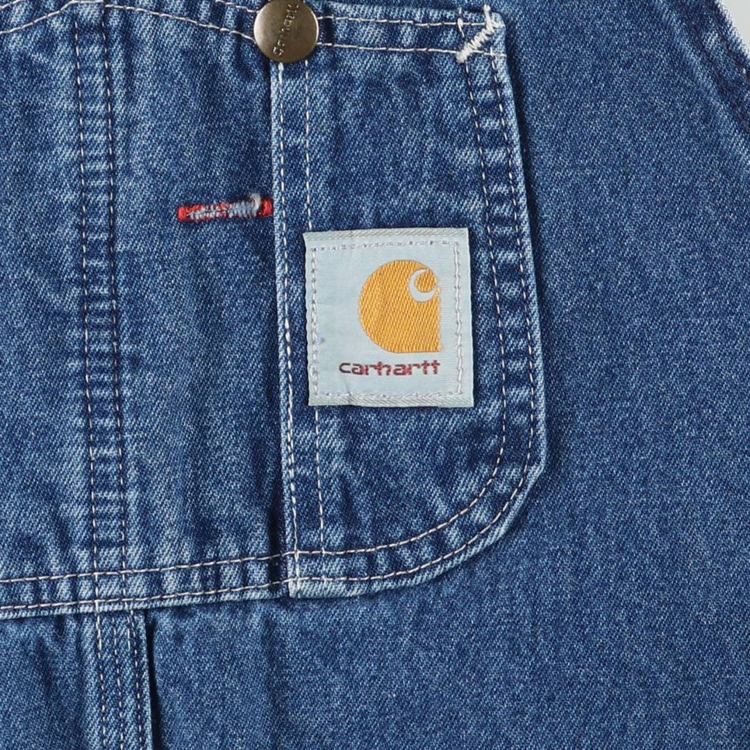 Carhartt denim overalls for men, equivalent to W33 unclear blue type Vintage Second Hand