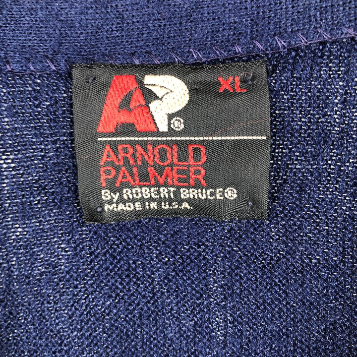 Vintage 70s-80'S Arnold Palmer men's size XL, made in the USA Oron Acrylic navy blue type Vintage Second Hand