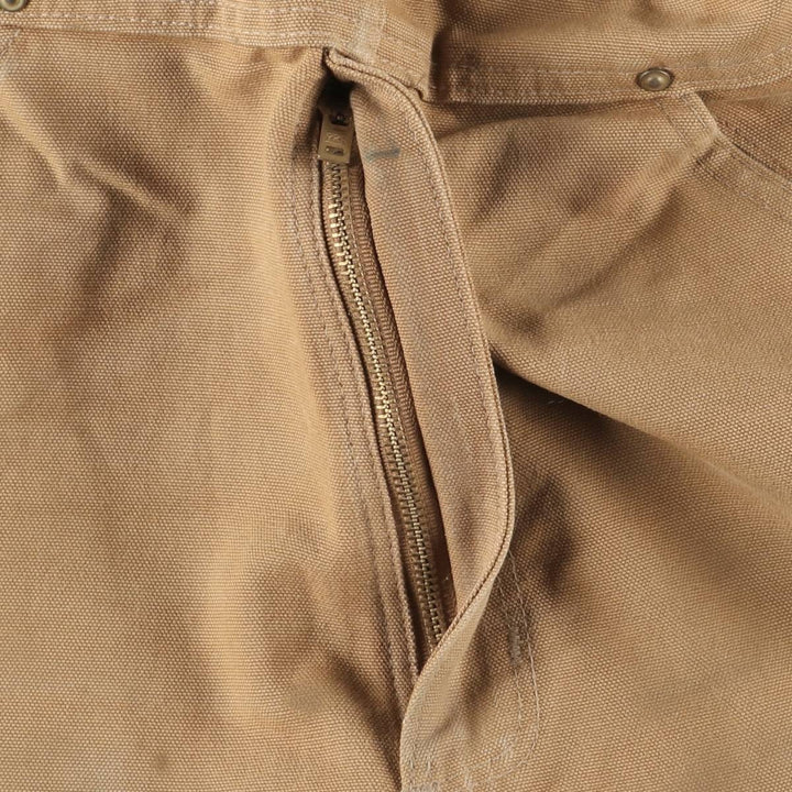 Carhartt Double Knee Duck Overalls, Made in USA, Men's, Size W32 cotton brown type Vintage Second Hand