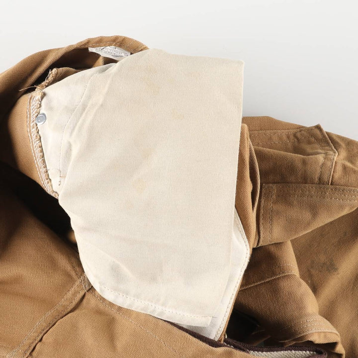 Carhartt Double Knee Duck Overalls, Made in USA, Men's, Size W32 cotton brown type Vintage Second Hand