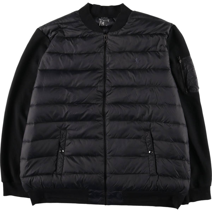 Ralph Lauren POLO RALPH LAUREN down jacket, men's size XXL Nylon black type Vintage Second Hand