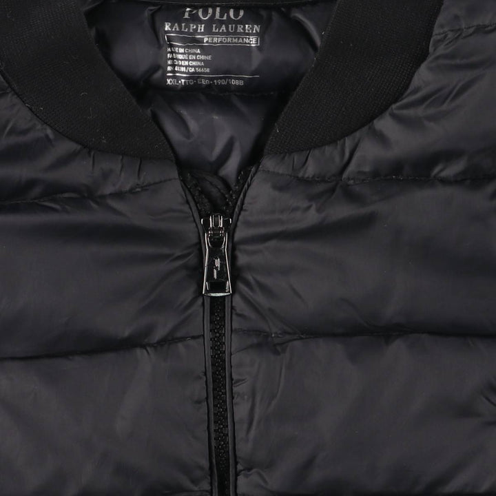 Ralph Lauren POLO RALPH LAUREN down jacket, men's size XXL Nylon black type Vintage Second Hand