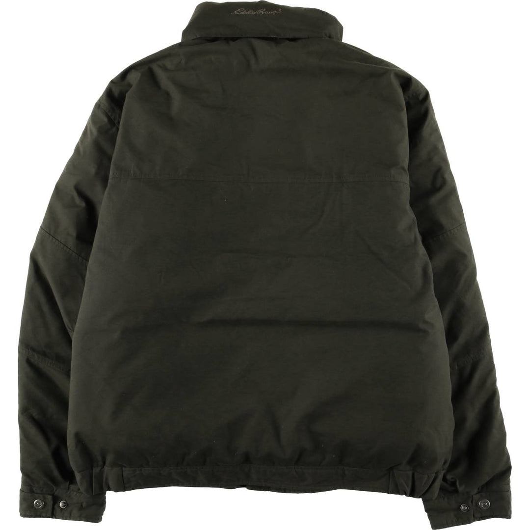 Eddie Bauer Goose Down Jacket, Men's XL polyester Khaki type Vintage Second Hand