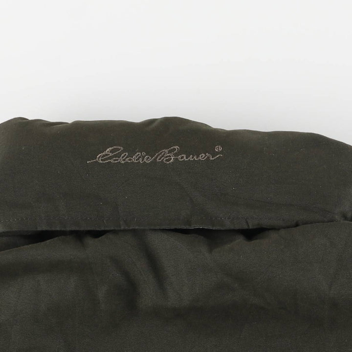 Eddie Bauer Goose Down Jacket, Men's XL polyester Khaki type Vintage Second Hand