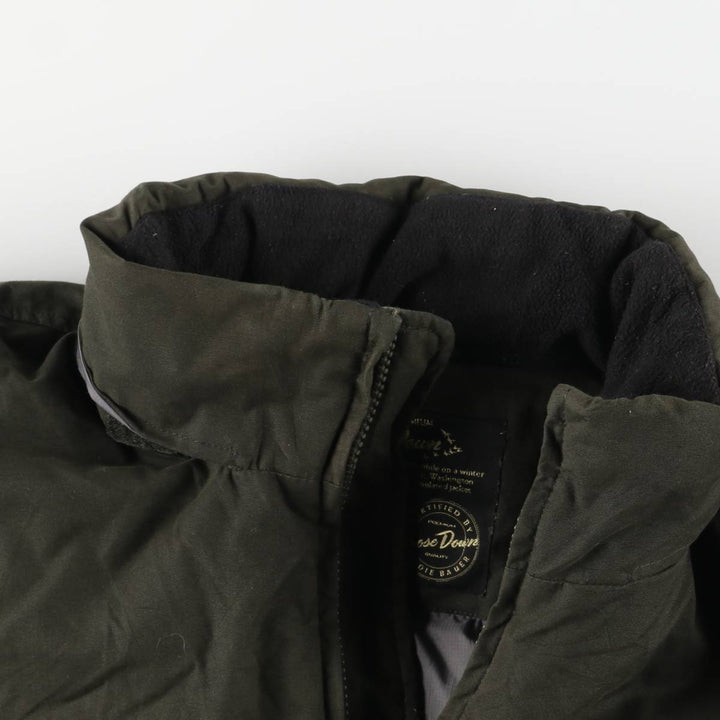 Eddie Bauer Goose Down Jacket, Men's XL polyester Khaki type Vintage Second Hand
