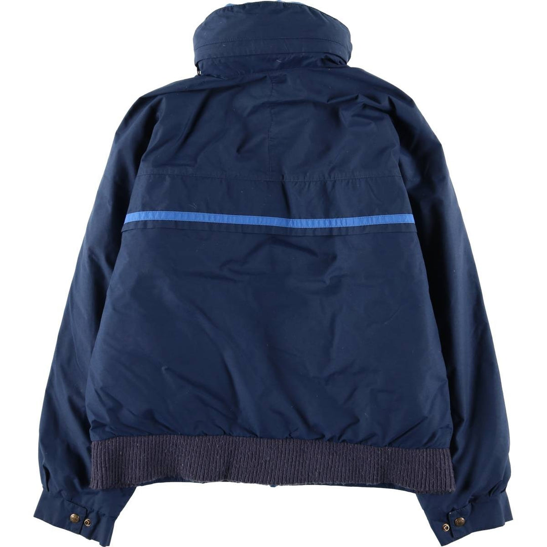 Vintage 1970'S Eddie Bauer black tag goose down jacket, size L, men's Nylon blue type Vintage Second Hand