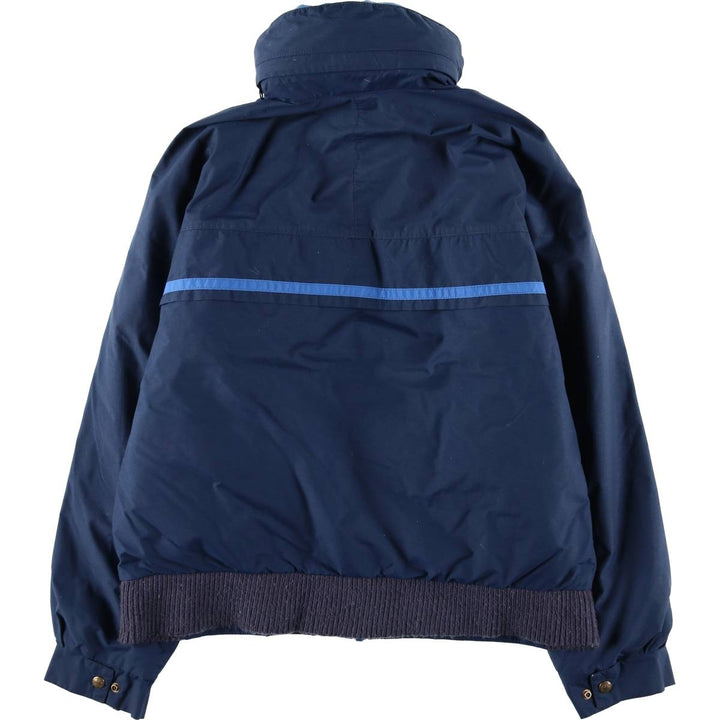 Vintage 1970'S Eddie Bauer black tag goose down jacket, size L, men's Nylon blue type Vintage Second Hand