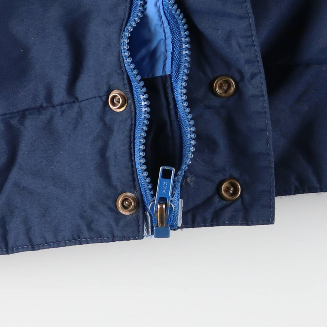 Vintage 1970'S Eddie Bauer black tag goose down jacket, size L, men's Nylon blue type Vintage Second Hand