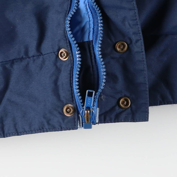 Vintage 1970'S Eddie Bauer black tag goose down jacket, size L, men's Nylon blue type Vintage Second Hand