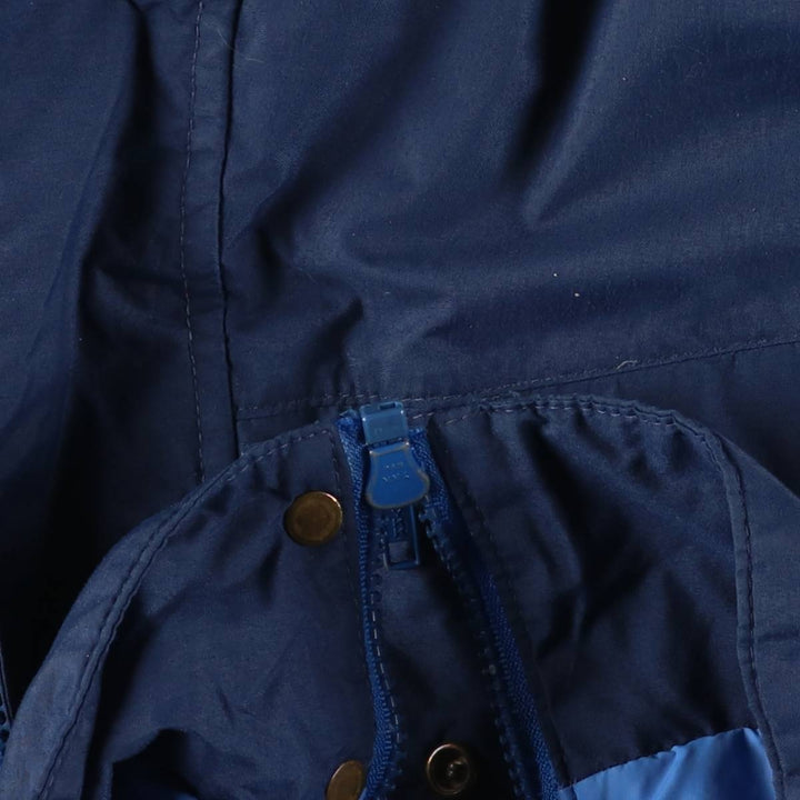 Vintage 1970'S Eddie Bauer black tag goose down jacket, size L, men's Nylon blue type Vintage Second Hand