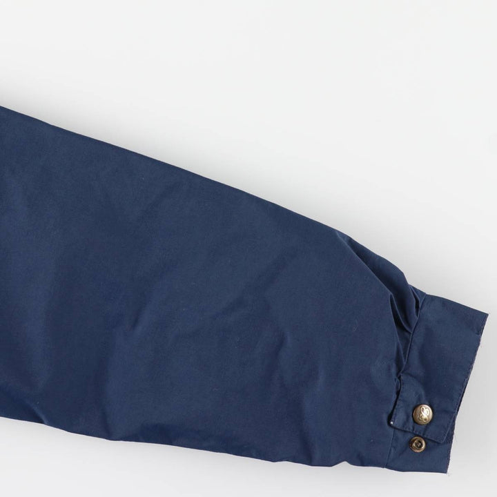 Vintage 1970'S Eddie Bauer black tag goose down jacket, size L, men's Nylon blue type Vintage Second Hand