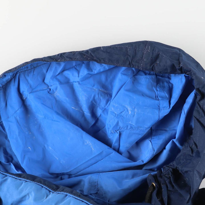 Vintage 1970'S Eddie Bauer black tag goose down jacket, size L, men's Nylon blue type Vintage Second Hand