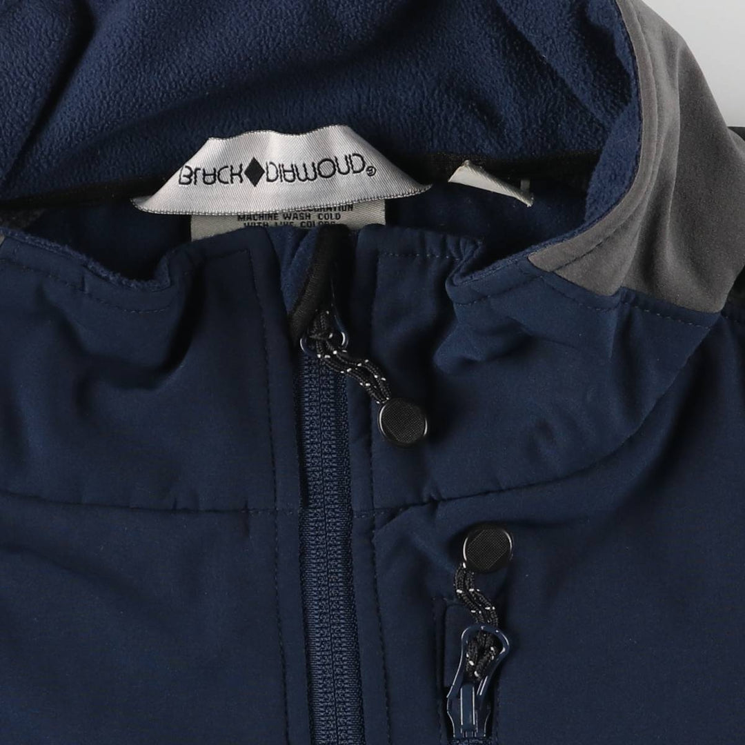 Black Diamond BRACK DIAMOND Nylon Jacket Men's XL polyester navy blue type Vintage Second Hand
