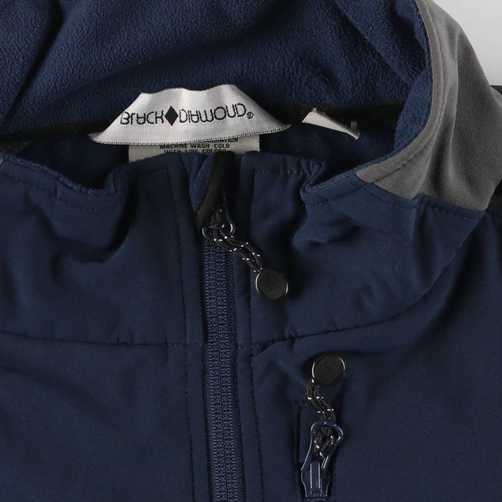Black Diamond BRACK DIAMOND Nylon Jacket Men's XL polyester navy blue type Vintage Second Hand