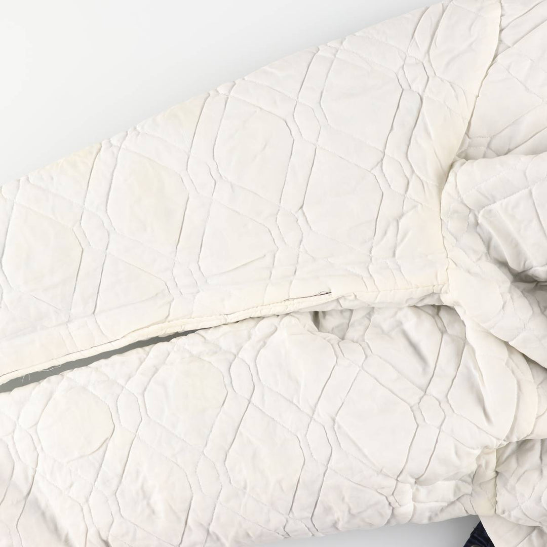 90'S Starter Nylon Stadium Jacket, Award Jacket, Varsity Jacket, Made in USA, Men's XL Nylon navy blue type Vintage Second Hand