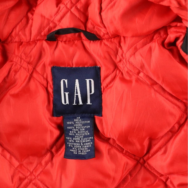 2000'S GAP Old Gap Down Jacket Men's Size M polyester black type Vintage Second Hand