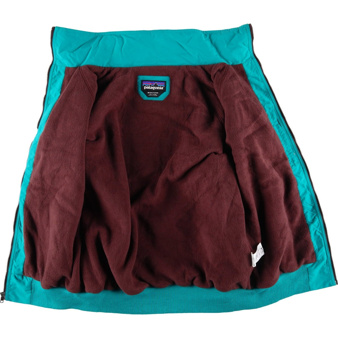 Patagonia Shell Synchilla Jacket 28145FA14 Nylon Jacket, Men's Medium Nylon turquoise blue Vintage Second Hand