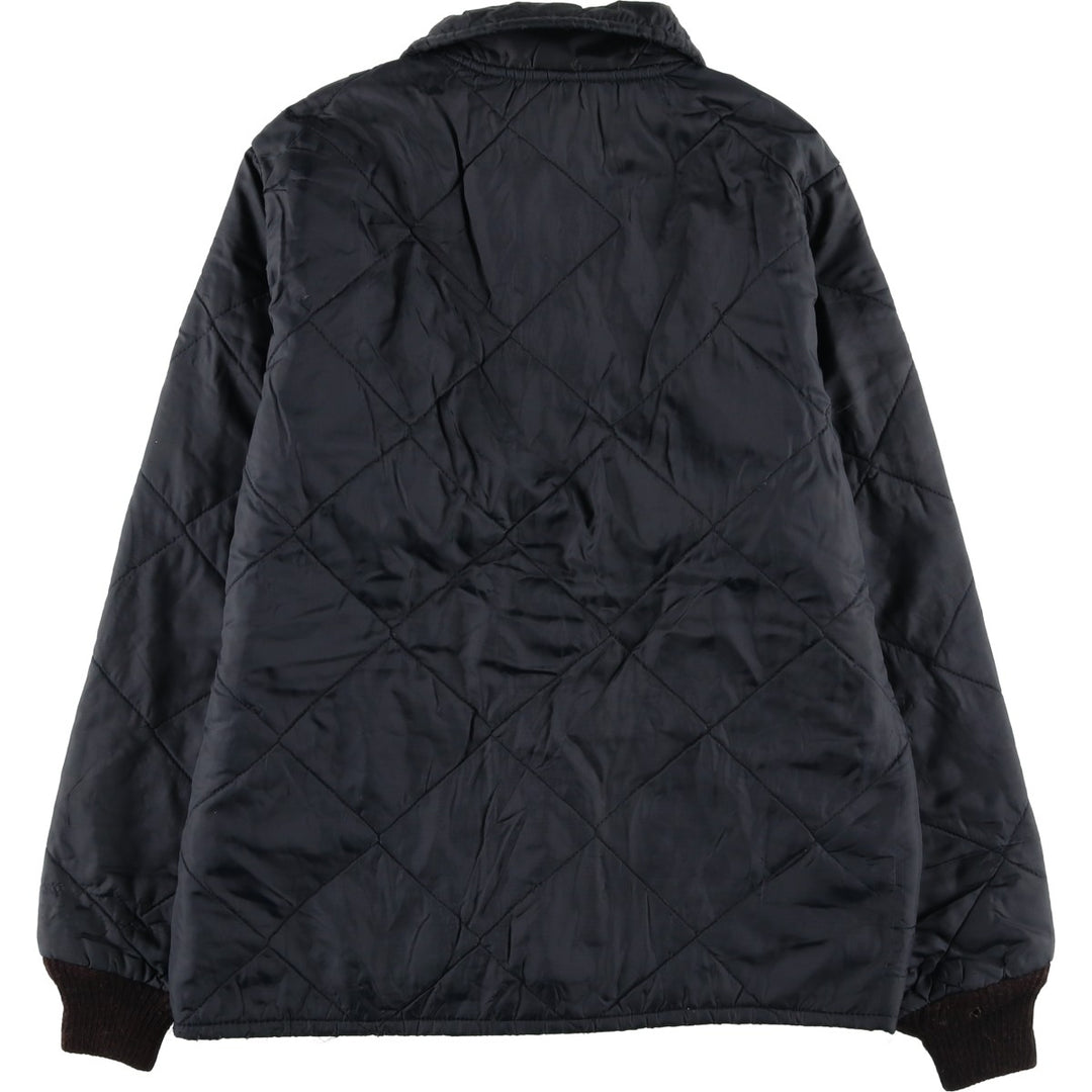 BIG SMITH Quilted Puffer Jacket, Made in USA, Men's Size M unclear black type Vintage Second Hand