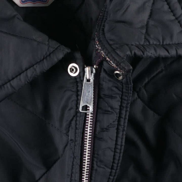 BIG SMITH Quilted Puffer Jacket, Made in USA, Men's Size M unclear black type Vintage Second Hand