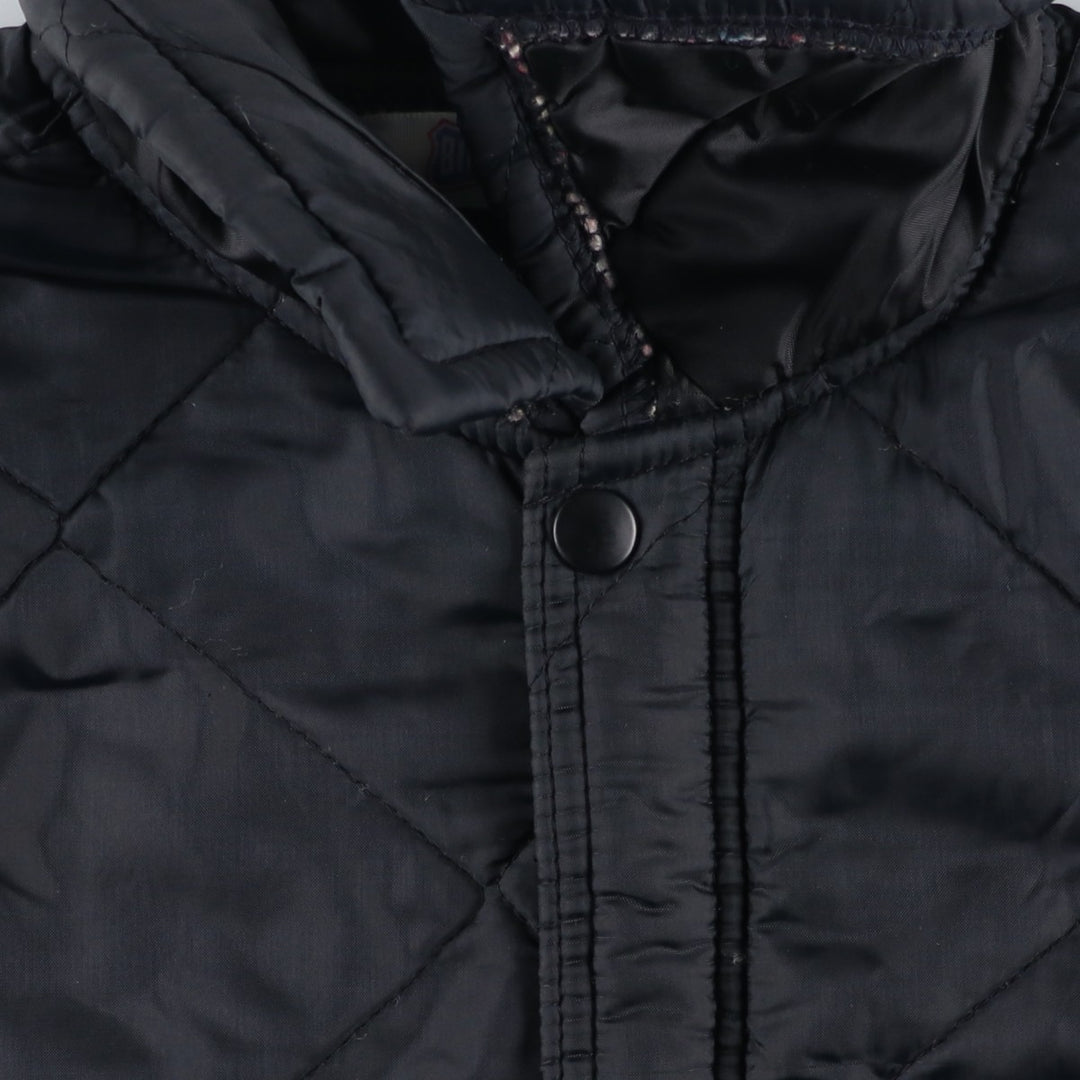 BIG SMITH Quilted Puffer Jacket, Made in USA, Men's Size M unclear black type Vintage Second Hand