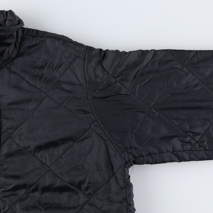 BIG SMITH Quilted Puffer Jacket, Made in USA, Men's Size M unclear black type Vintage Second Hand