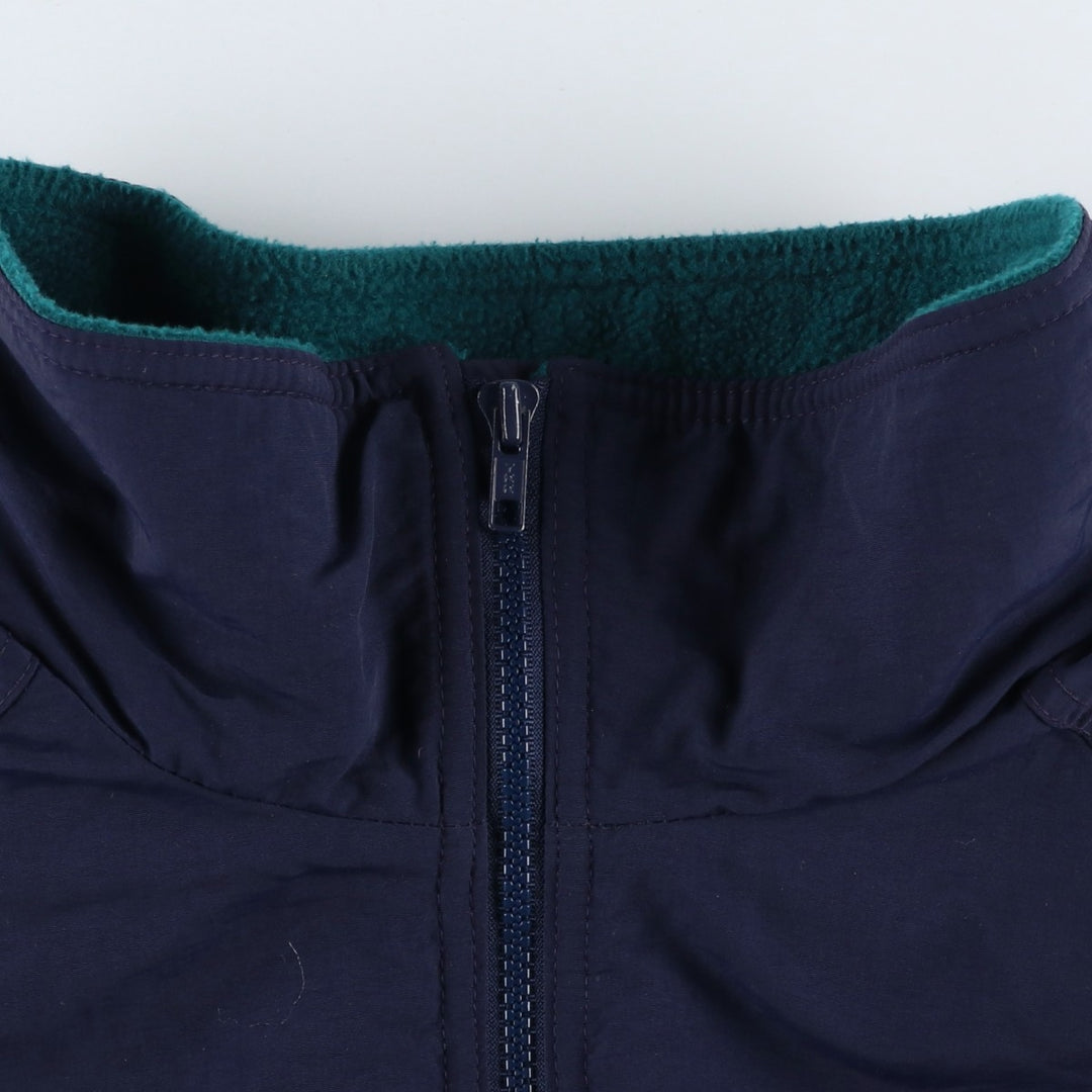 80s-90'S Lands' End SQUALL JACKET Padded Puffer Jacket, Made in USA, Men's XL Nylon navy blue type Vintage Second Hand