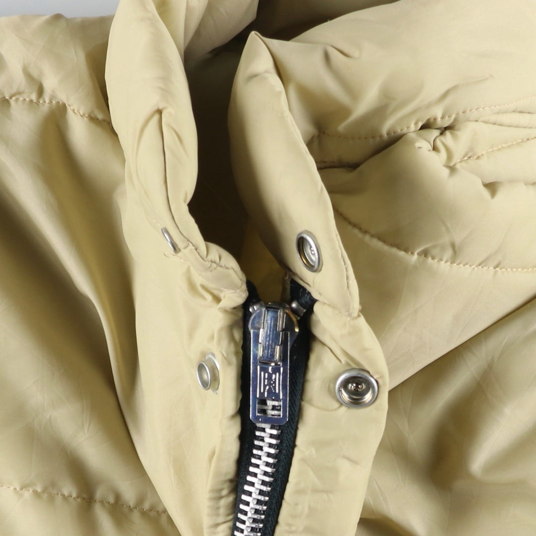 Vintage 1980'S UP STREAM padded puffer jacket, made in the USA, size L, men's unclear Beige type Vintage Second Hand