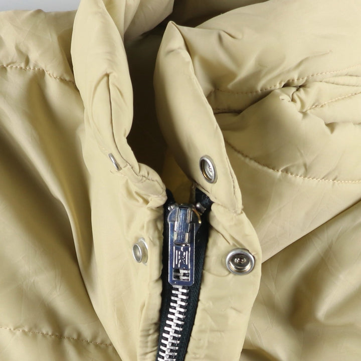 Vintage 1980'S UP STREAM padded puffer jacket, made in the USA, size L, men's unclear Beige type Vintage Second Hand