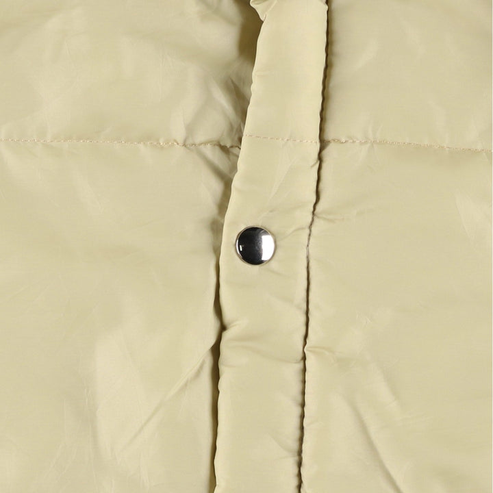 Vintage 1980'S UP STREAM padded puffer jacket, made in the USA, size L, men's unclear Beige type Vintage Second Hand