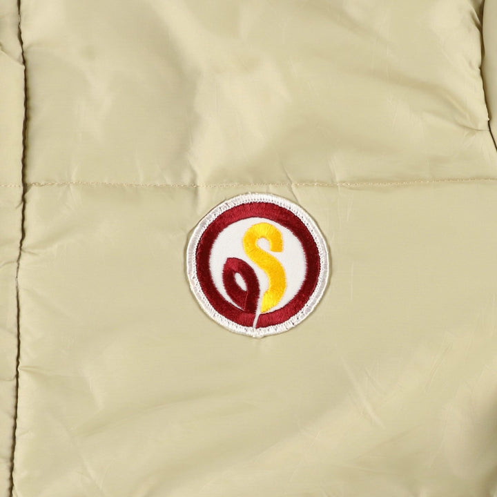 Vintage 1980'S UP STREAM padded puffer jacket, made in the USA, size L, men's unclear Beige type Vintage Second Hand