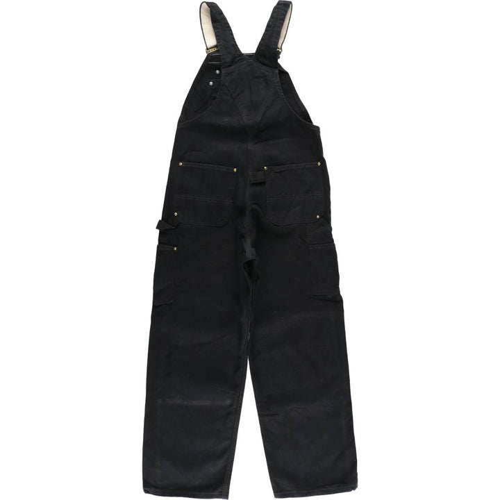 Carhartt Double Knee Duck Overalls, Men's, Size W32 cotton black type Vintage Second Hand
